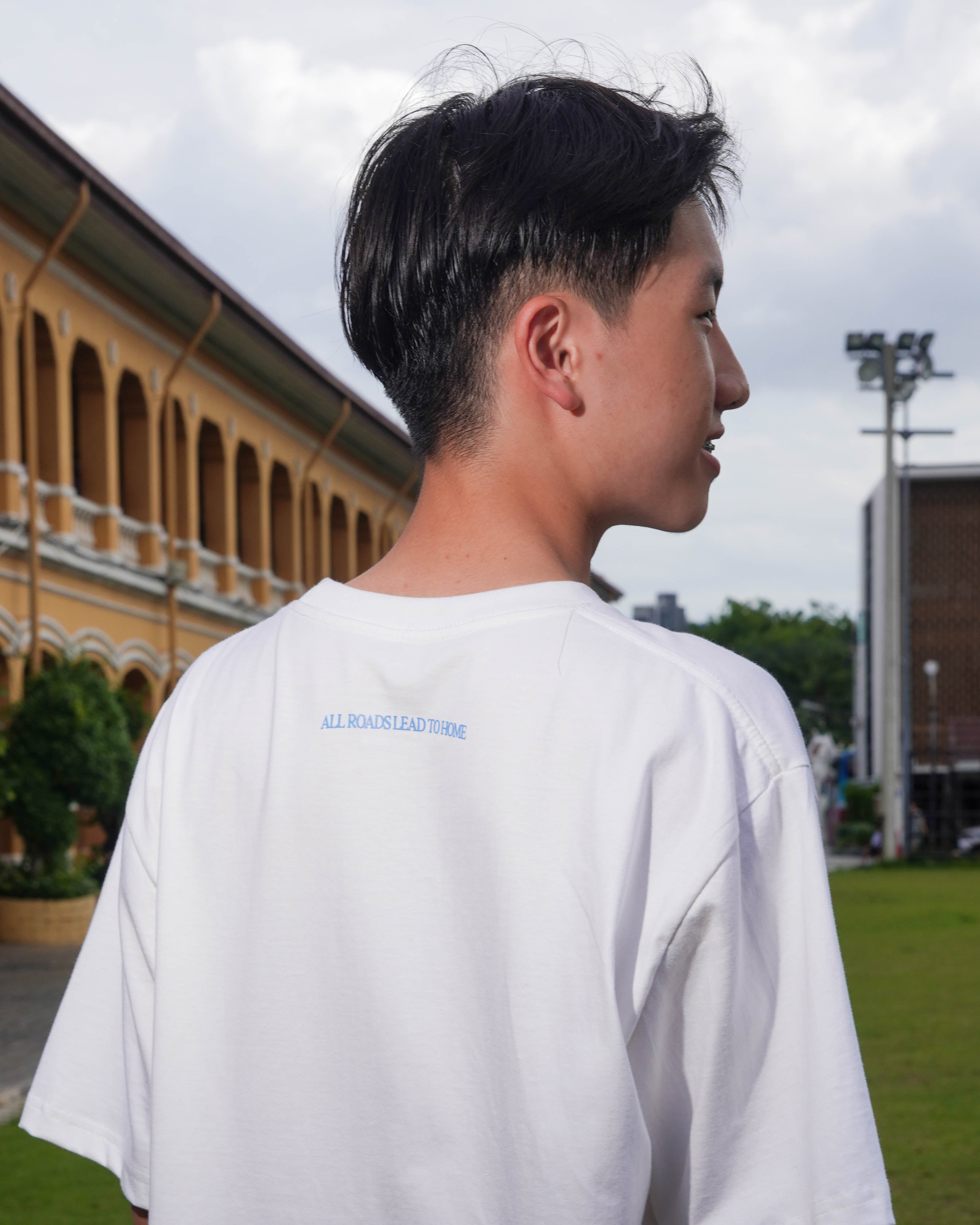 เสื้อ Boxy Always Home สีขาว