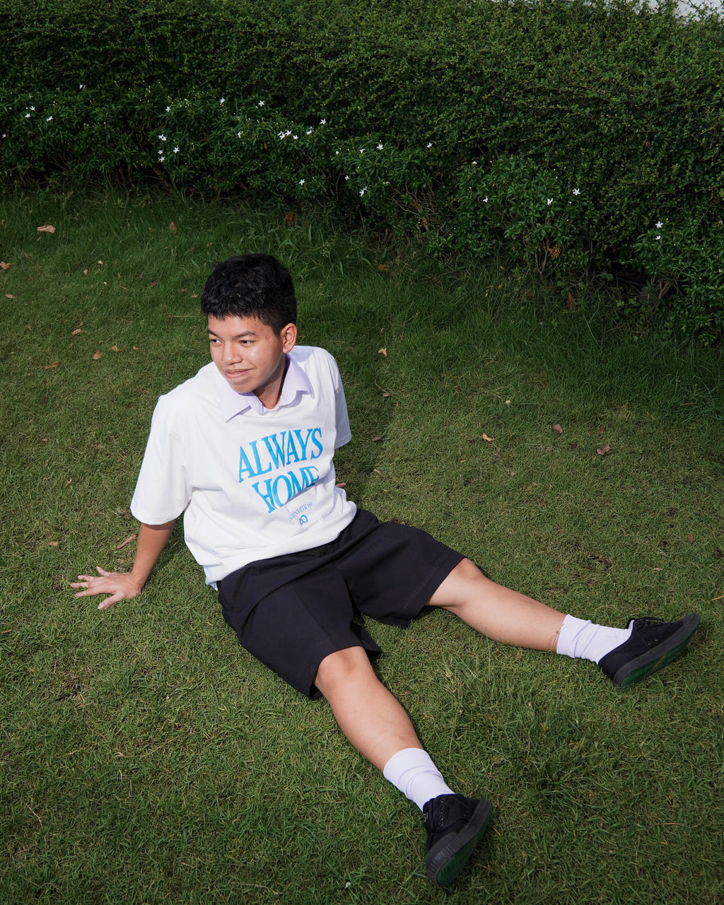 เสื้อ Boxy Always Home สีขาว